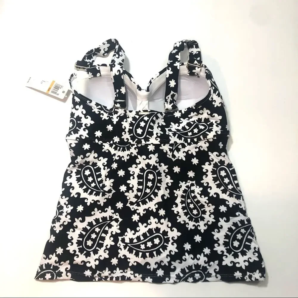 Anne Cole Plus Twist Front Tankini Swim Top